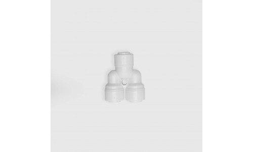 Фитинг тройник разветвитель 1/4"трубка-1/4"трубка-1/4"трубка